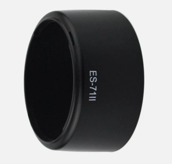 Ayex ES-71 II Parasoley, Canon EF 50mm f/1.4 USM ile Uyumlu Lens Hood - Resim 3
