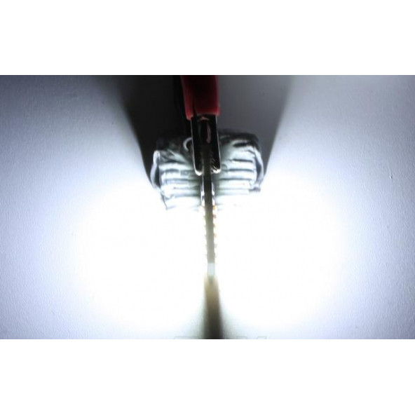 T10 Led 24 Ledli 10 ADET Metal Ultra Beyaz Park Plaka Tavan Ampulü - 4