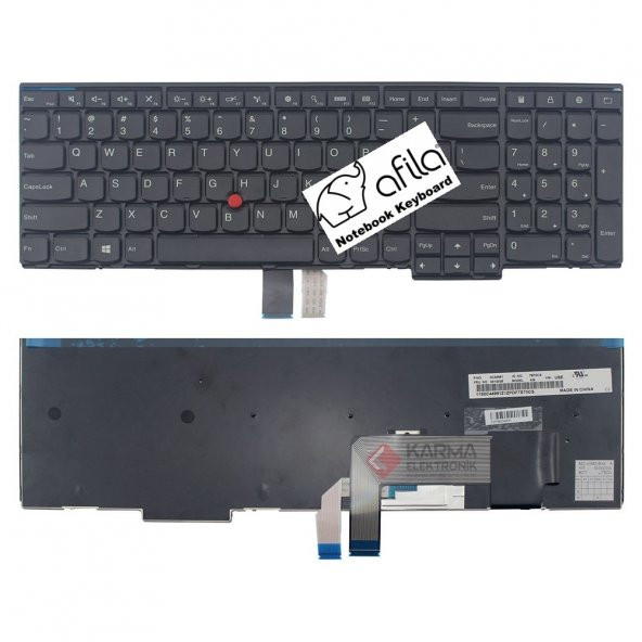 Lenovo Thinkpad Edge T550 T560 Notebook Klavye Tuş Takımı Q - 3