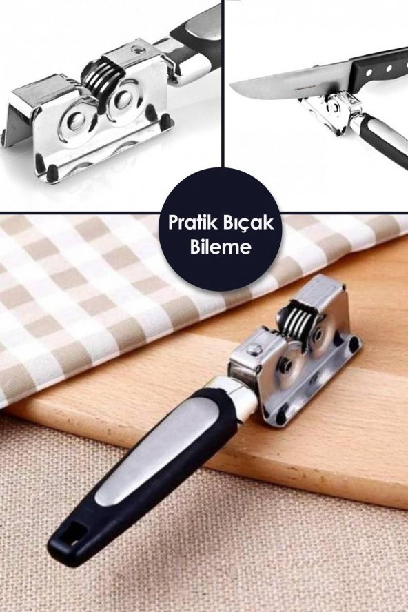 Bıçak Bileme Aleti - Bıçak Bileyici 19 Cm Bıçak Bilegleme Aparatı