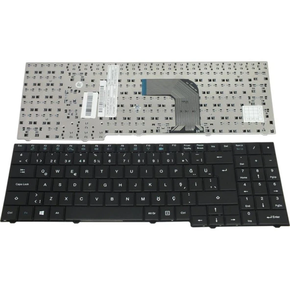 Casper CMA.2350-4L05B CMA.2350-4L05B-B Notebook Klavye (Siyah TR)