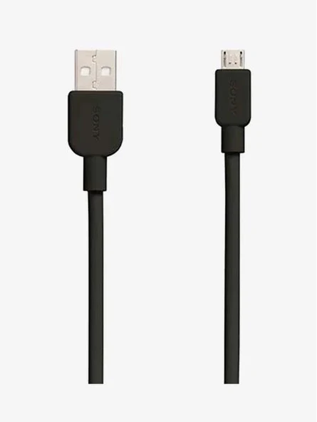 Sony CP-AB100 100cm Micro Usb 2.4A Hızlı Şarj ve Data Kablosu Siyah - Resim 2