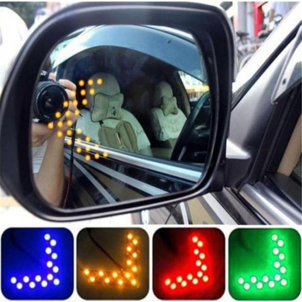 Oto Ayna İçi Led Sinyal Modülü Dikiz Ayna Sinyali Sinyal Lambası Turuncu - 3