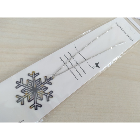 METAL KAR TANESİ BAYAN KOLYESİ ZARİF KİBAR ZİNCİR, EKONOMİK KOLYE, EKONOMİK BAYAN TAKI - 2