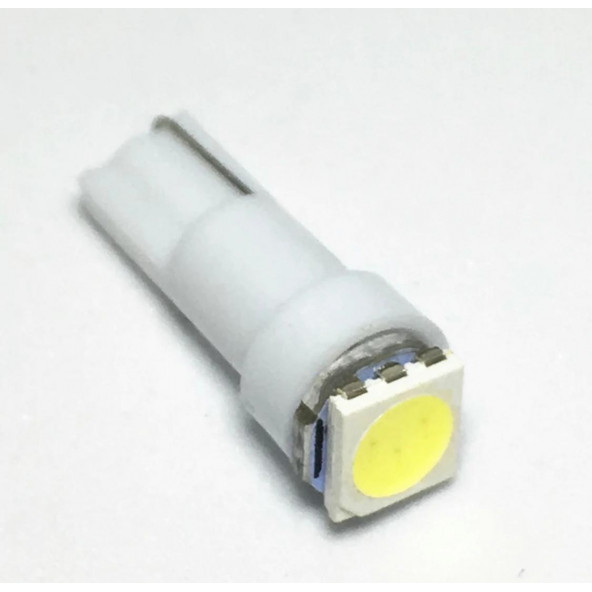T5 Led 10 ADET Oto Kilometre Kadran Ambiyans Aydınlatma Ampulü BEYAZ RENK - 3