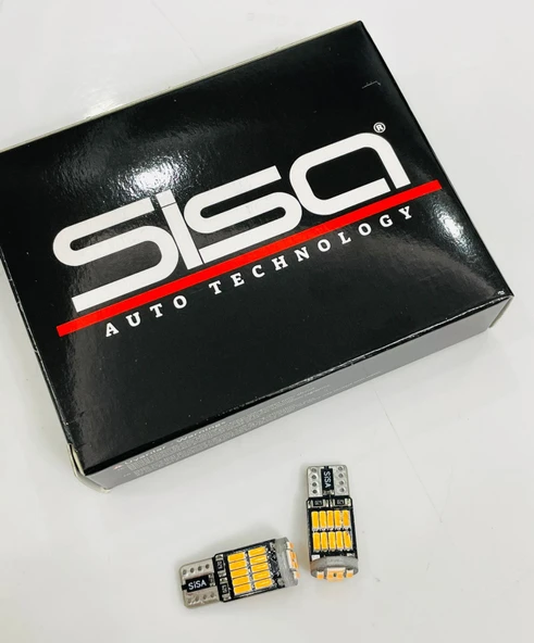 T10 Led 26 Ledli W5w Canbus Metal Ultra Power Turuncu Park Plaka Tavan Ampulü - 3