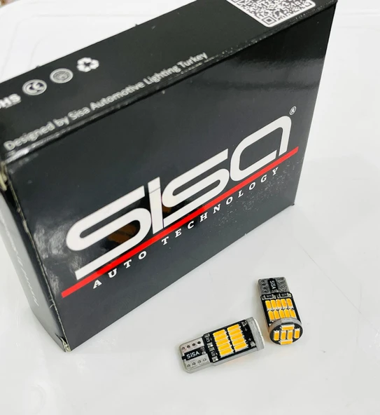 T10 Led 26 Ledli W5w Canbus Metal Ultra Power Turuncu Park Plaka Tavan Ampulü - 4