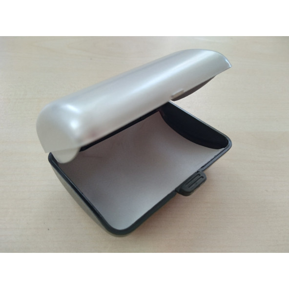 Bozuk Para Kutusu Gri (ARAÇ, EV, OFİS) Anahtarlık Ve Çok Amaçlı Toka Takı Kutusu, Anahtar Kutusu