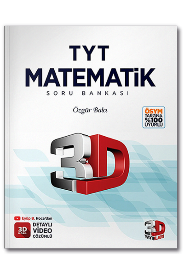 TYT 3D Matematik Tamamı Video Çözümlü Soru Bankası 3D Yayınları - 2