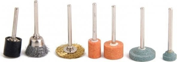 Taşlama Zımpara Seti - 105 Parça Gravür Oyma Dremel Taşlama Zımpara Aksesuar Uc Seti Hobi Aletleri - 5