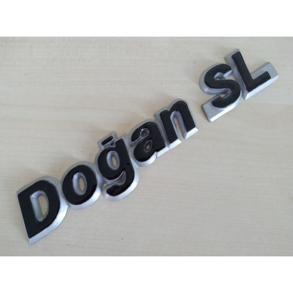 DOĞAN SL YAZISI 5VİTES YAZISI SET GRİ, DOĞAN SL 5 VİTES BAGAJ YAZISI, DOĞAN SL BAGAJ LOGOSU, DOĞAN SL ARMASI - 3