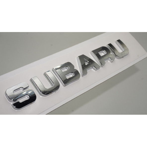 Subaru Krom ABS 3M 3D Bagaj Yazı Logo Orjinal Ürün