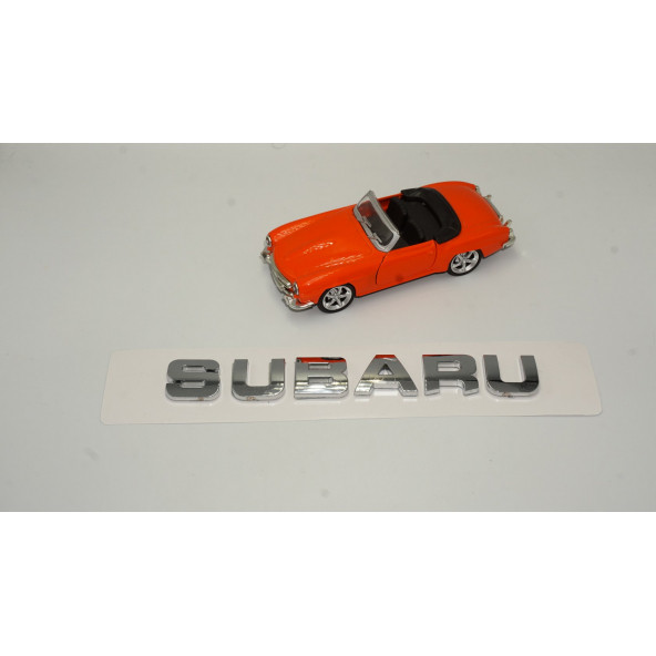 Subaru Krom ABS 3M 3D Bagaj Yazı Logo Orjinal Ürün - 2