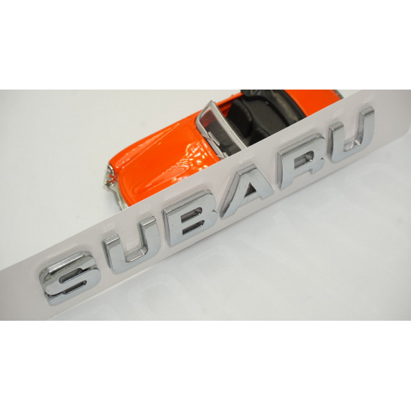 Subaru Krom ABS 3M 3D Bagaj Yazı Logo Orjinal Ürün - 4