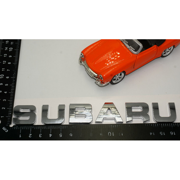 Subaru Krom ABS 3M 3D Bagaj Yazı Logo Orjinal Ürün - 5