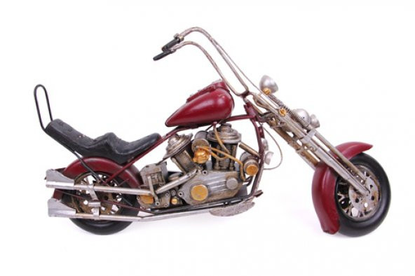 El Yapımı Metal Motosiklet Maketi