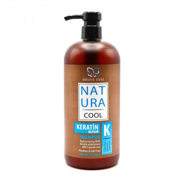 Natura Cool Keratinli Saç Bakım Şampuanı 1000 ml. - 2