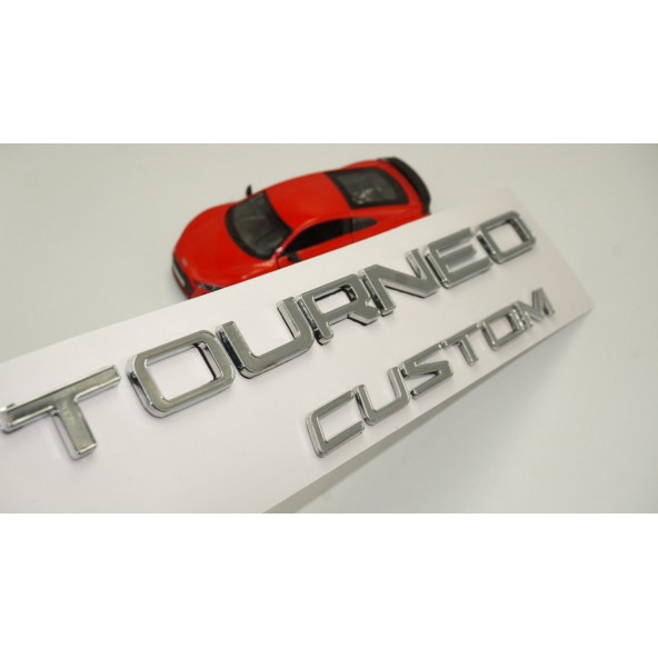 Ford Tourneo Custom 2014+ 3M 3D Parlak Krom ABS Bagaj Yazı ürün görseli 1