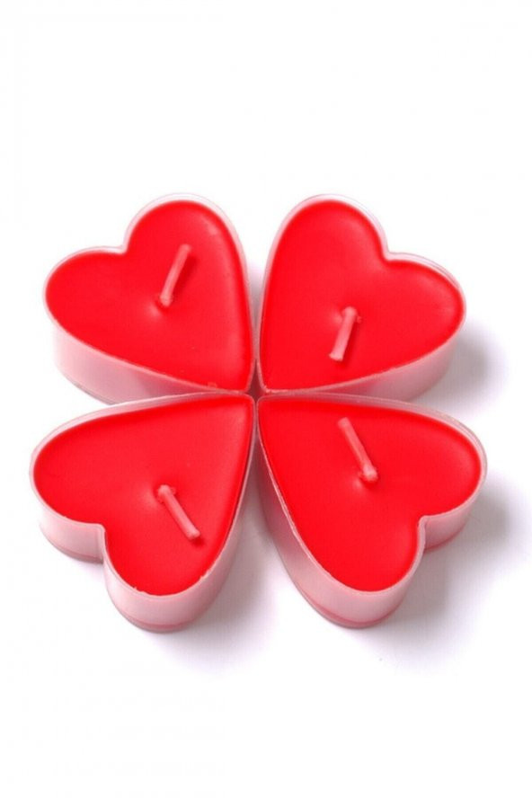 Mum Tea lights 32ad KALP Şekilli - 4