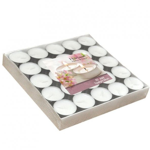 Mum Tea lights  50ad  beyaz