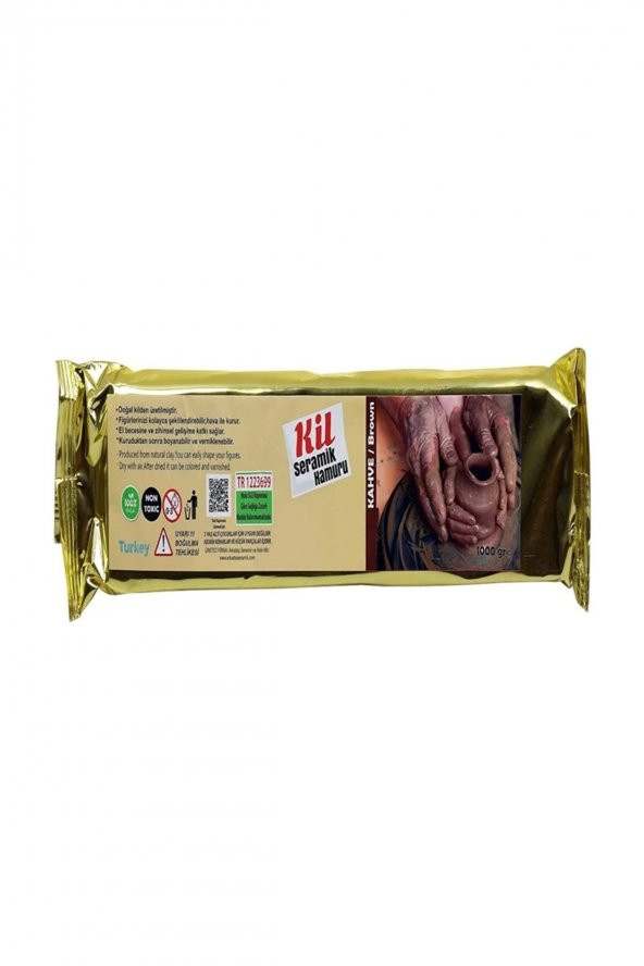Hayal Sepeti Seramik Kil Hamuru Doğal Kahverengi 250 gr. - 2