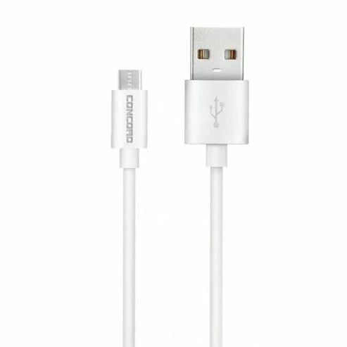 Concord C-321 2.1A 100cm (Micro) Data ve Şarj Kablosu - Beyaz