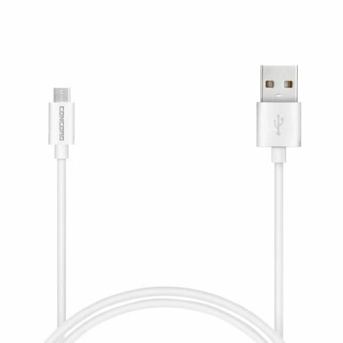 Concord C-321 2.1A 100cm (Micro) Data ve Şarj Kablosu - Beyaz - 4