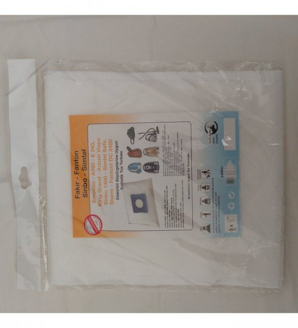 Süpürge Toz Torbası 5 Adet - 6