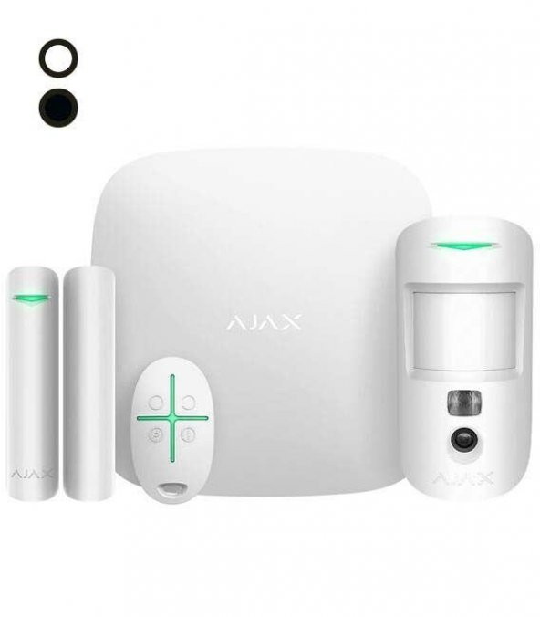 Ajax Hub Kit Starterkithub Beyaz Kablosuz Alarm Seti