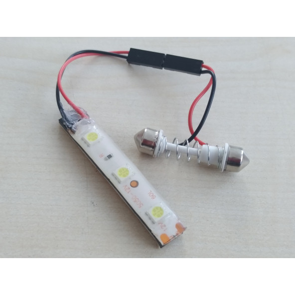 AYDINLATMA LEDİ 12V (5CM) (BEYAZ) SOFİT LED LAMBA, İÇ AYDINLATMA, TAVAN, BAGAJ LAMBASI - 3