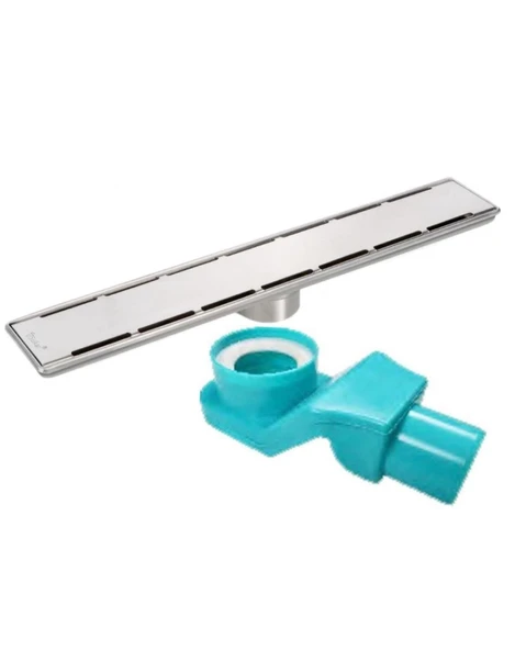 Sukar Line 6 Plain 50 cm Izgaralı Krom Duş Kanalı ve S Yalıtım Kiti1156-1035000-01 - 1