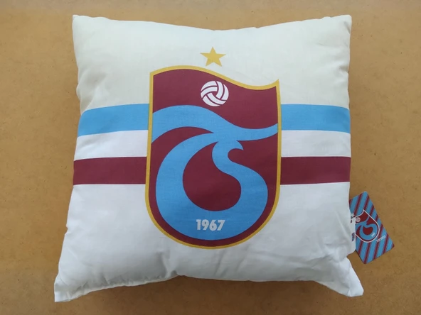 TRABZONSPOR LOGOLU KIRLENT YASTIK (ORJİNAL LİSANSLI) SEYAHAT YASTIĞI - 2