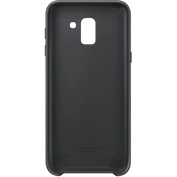 Samsung Galaxy J6 2018 Orjinal Dual Layer Sert Kılıf - Siyah - Resim 2