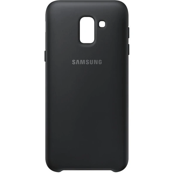 Samsung Galaxy J6 2018 Orjinal Dual Layer Sert Kılıf - Siyah - Resim 4