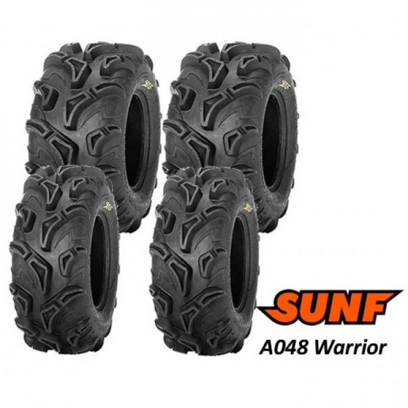 SunF Set 27x9-14 ve 27X11-14 A048 Warrior ATV-UTV Lastik Takımı Ön-Arka