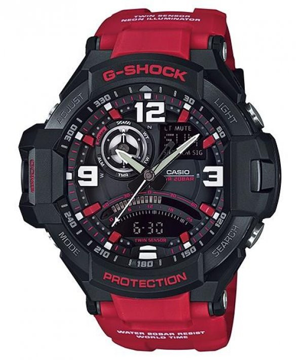GA-1000-4BDR Casio G-Shock Erkek Kol Saati - 1