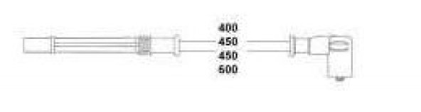 RENAULT TWİNGO BUJİ KABLOSU 1.2 D7F708 800 (ARE229) - 1