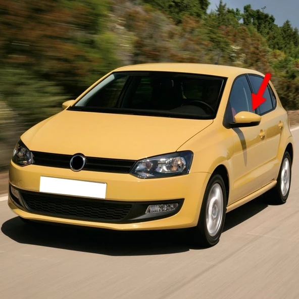 VW Polo 2010-2017 Sol Yan Dış Dikiz Aynası Üst Kapağı 6R0857537B
