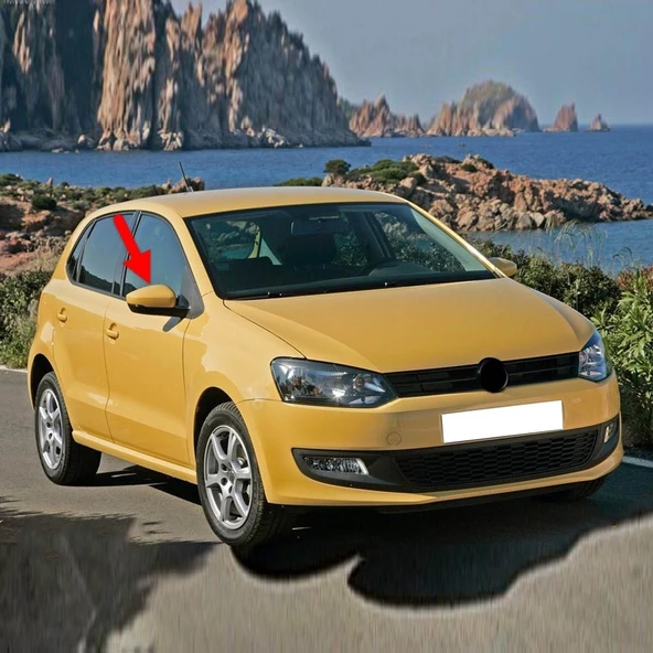 VW Polo 2010-2017 Sağ Yan Dış Dikiz Aynası Üst Kapağı 6R0857538B