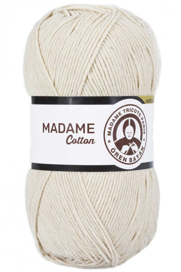 Madame Cotton El Örgü İpi Yünü 100 gr 005 Bej