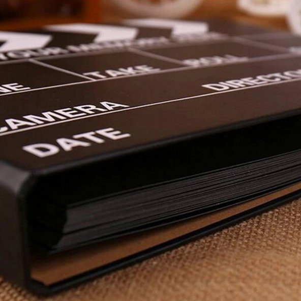 Klaket Fotoğraf Albümü Hediyelik Albüm Sinema Klaket Albüm Çocuk Albümü - 2