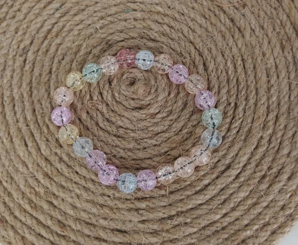 Doğal Taş Çakra Elastik Bileklik Unisex Yoga Enerji Bilezik Takı ürün görseli