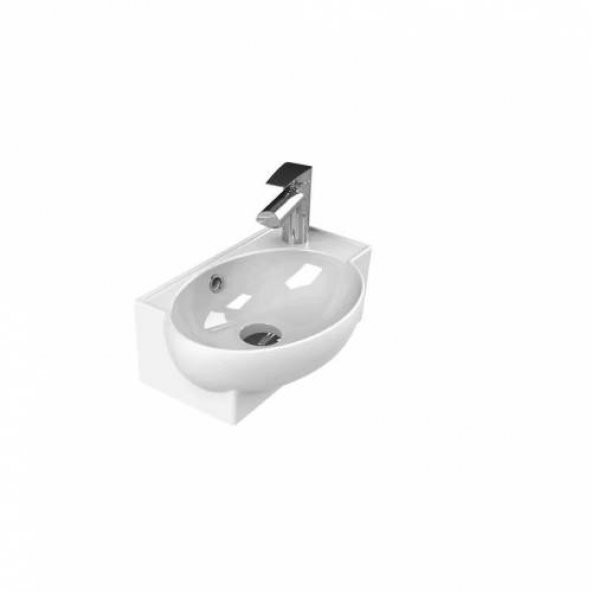 Turkuaz Seramik Cerastyle 001300U 28 cm Mini Köşe Lavabo - 2