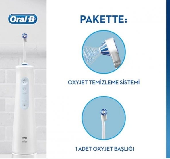 Braun Oral-B Aquacare 4 Oxyjet 4 Mod Şarjlı Ağız Duşu - 3