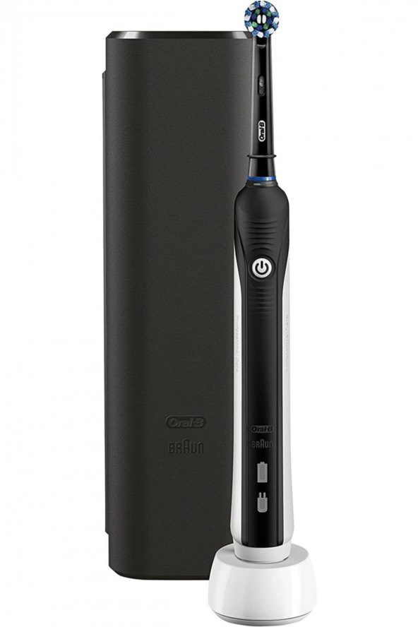 Oral-b Pro 750 Black Edition Şarj Edilebilir Diş Fırçası Cross Action Siyah