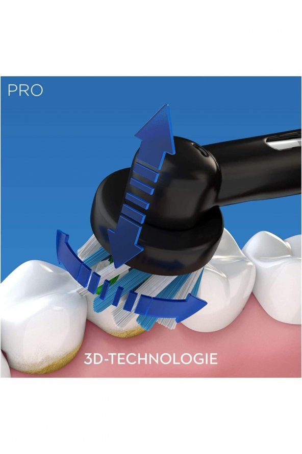 Oral-b Pro 750 Black Edition Şarj Edilebilir Diş Fırçası Cross Action Siyah - 4