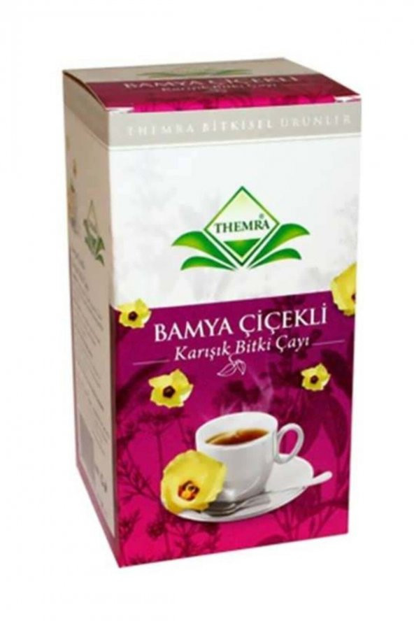 Themra Bamya Çiçekli Bitki Çay - 130 gr