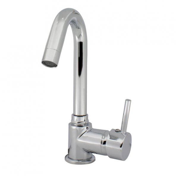 Gms Çağla Mix Eğik Kuğu Lavabo Musluk Bataryası CM101