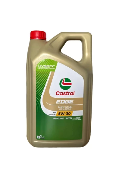 Castrol Edge 5W-30 LL 5 Litre Motor Yağı ( Üretim Yılı: 2022 )