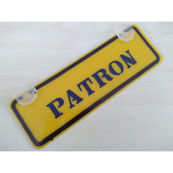 DEKOR SARI PLAKA - PATRON (22x7,5cm) vantuzlu Pleksi (Dekor Levha) DEKOR PLAKA ürün görseli